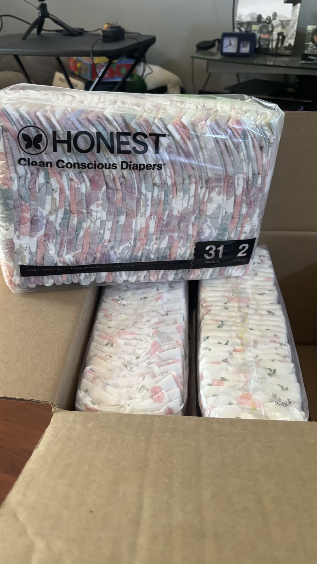 Disposable Diapers, Size 2