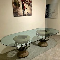 ✨ STUNNING Statement Dining Table – 9ft of Elegance - $300 ✨