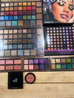 Makeup color palettes collection