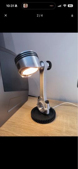 Piston Engine Desk Lamp