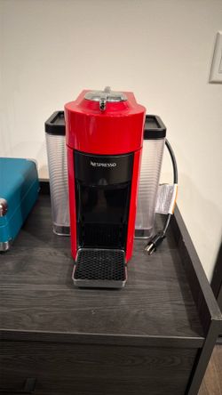 Red Nespresso Vertuo Espresso Machine