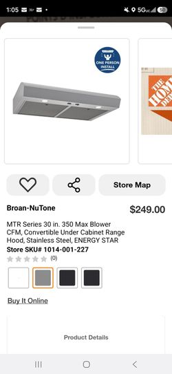 Broan-NuTone 30 in. Stainless Steel Range Hood