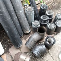 Various Stove Pipe Components 