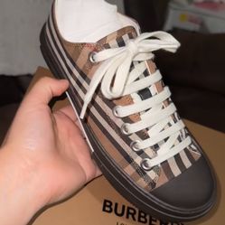 Burberry Check Cotton Sneaker