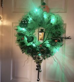 Hand made Halloween wreaths!