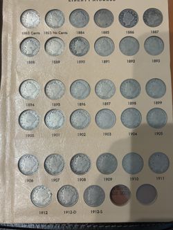 Full Liberty Head Nickel Set, 1883 to 1912-S Coins