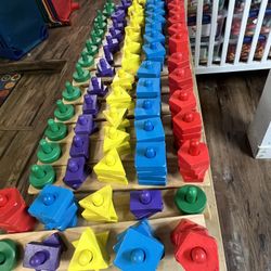 18 Stacking Shapes , Daycare Closing 