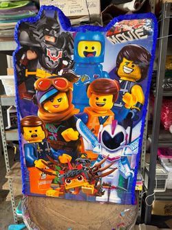 Lego figure piñata