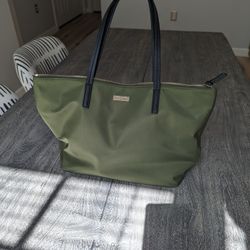 Green Kate Spade Tote