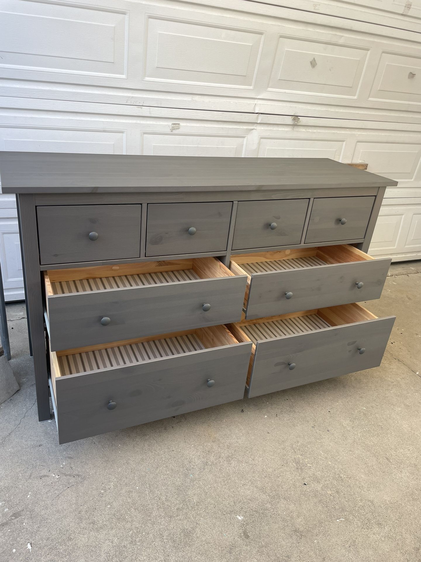 hemnes 8 drawer dresser grey Hemnes 8 Drawers Chest Spacious Hemnes 8 drawer chest offering generous storage with timeless Scandinavian-inspired design.Ideal for organised bedroom storage