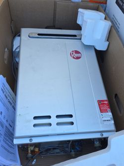 Rheem outdoor Tankless Water Heater with EcoNet