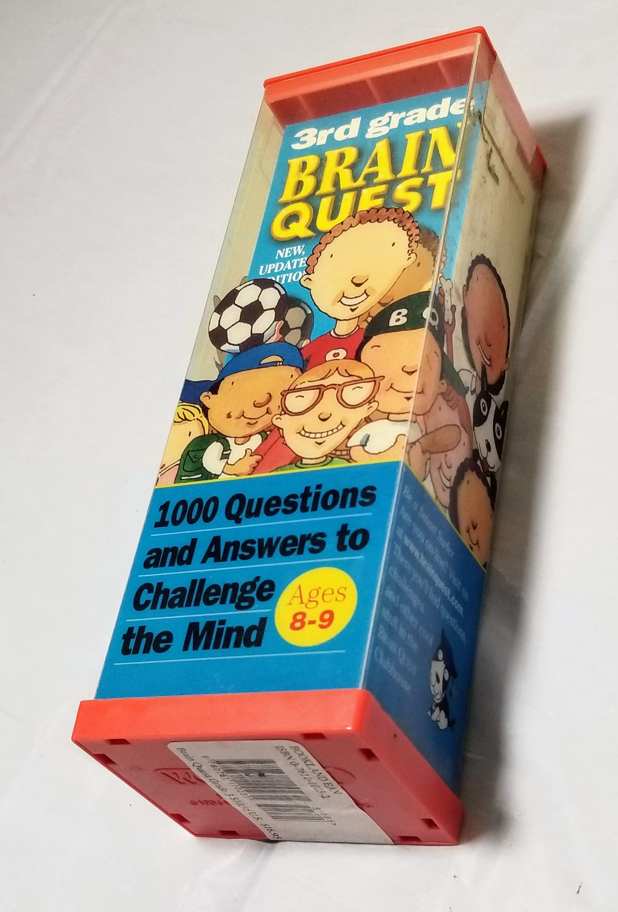 Vintage 3rd grade Brain Quest 1000 Questions and Answers NEW UPDATED EDITION Game