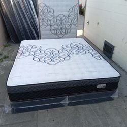 Queen Size Mattress Pillow Top New 12