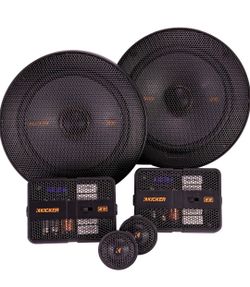 KICKER 51KSS6504 KS-Series 6.5" Component System with 1" tweeters, 4-Ohm, Pair