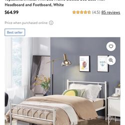 Brand New Walmart Twin Bed Fran