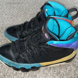 Nike Air Jordan 9 Retro Dream It Do It black/multicolor Mens size 10 302370–065