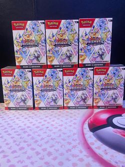 Pokémon prismatic evolutions booster bundle