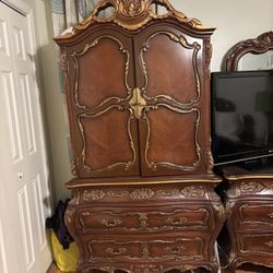 Vintage Antique Brown Set 