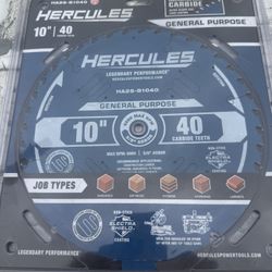 Hercules 10” 40 Teeth 