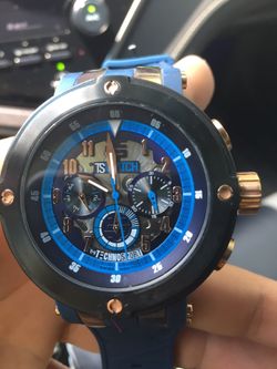 Ts watch blue and gold