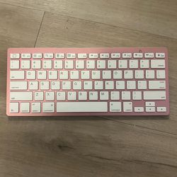 Rose gold Bluetooth keyboard