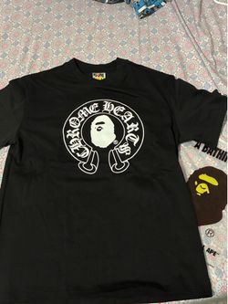 Chrome heart bape shirt