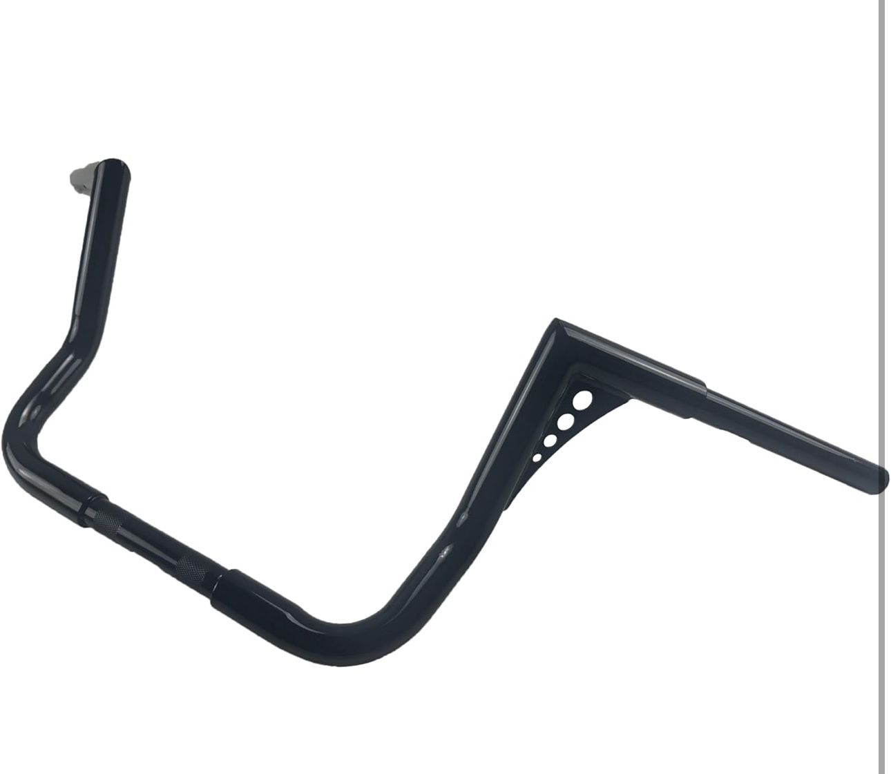 New Black 12" Rise 1.25" Ape Hanger Handlebar For Harley Touring Electra Glide FLHT FLHTC Dressers Baggers 1982-UP 1996 2014 2023 (#3)