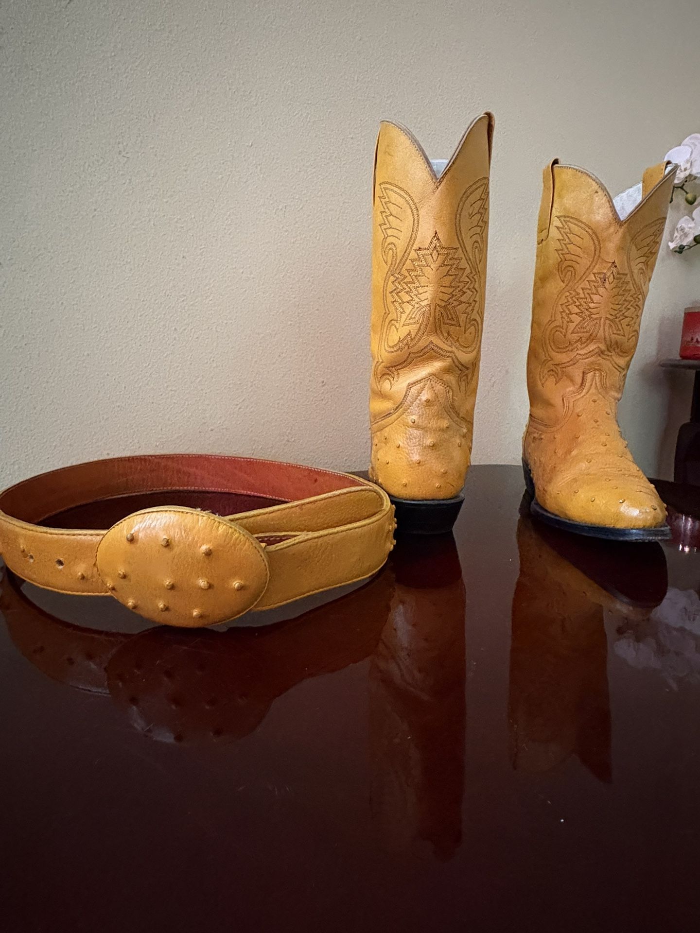 Ostrich Leg Boots