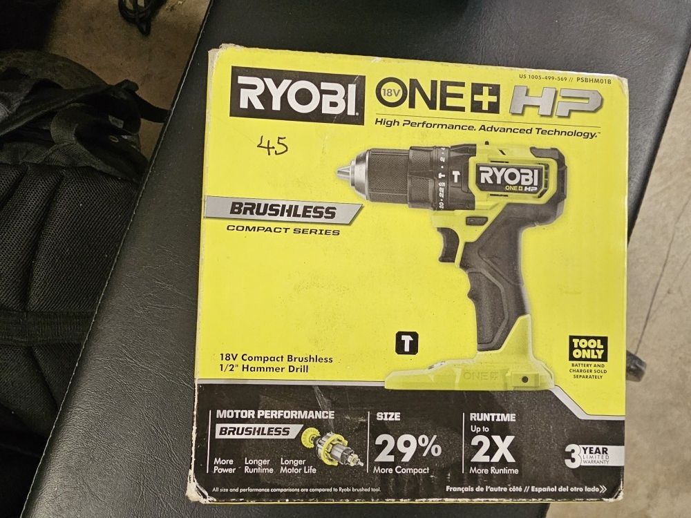 compact hammer drill ryobi
