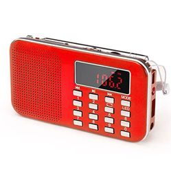 “New”Mini AM/FM  pocket Radio W/mp3 Player,LED,Flashlight,SD/TF Card/ISB,rechargeable/Battery Operated