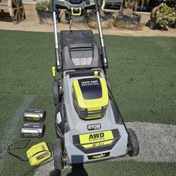 Ryobi 40v Brushless 21-in Wisper Lawn Mower 