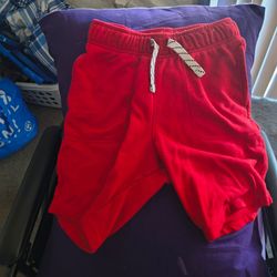 Size 8 red shorts boys