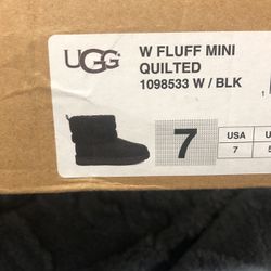 Black Mini UGG Boots (NEW)