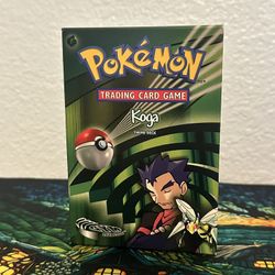 Pokemon TCG Koga Theme Deck – Gym Challenge (2000) – Factory Sealed