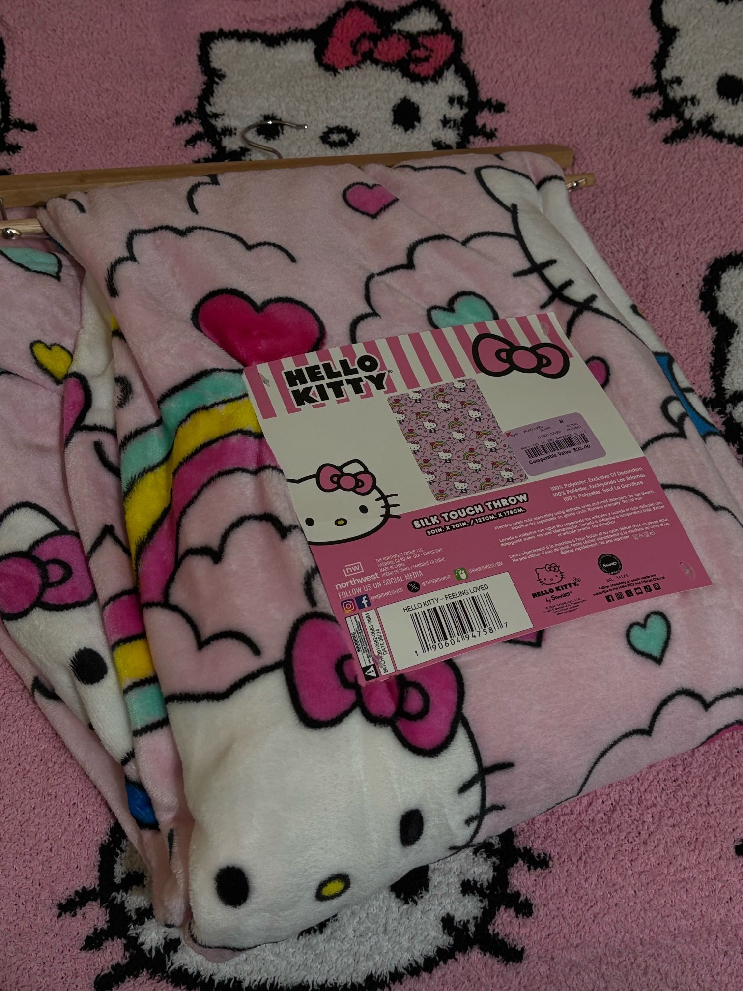 Hello Kitty Burlington Blanket 