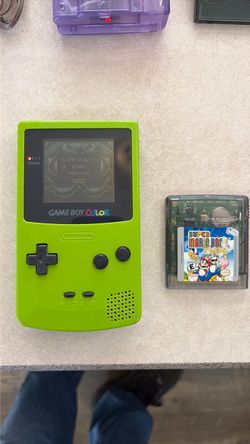 Kiwi game boy color with games