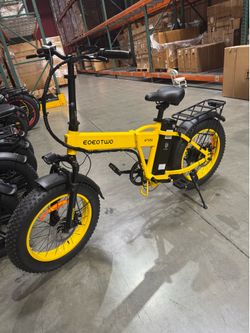 Folding electric bicycle