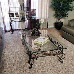 Tables In Great Condition + Candle Holders Too$65 Takes 