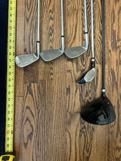 Top Flight irons , driver, hybrid