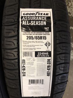 Goodyear Assurance Tire 205/65R15