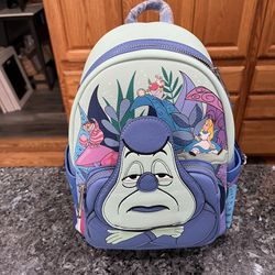 Loungefly Disney Parks Alice in Wonderland Caterpillar Mini Backpack.  Brand New With Tags 