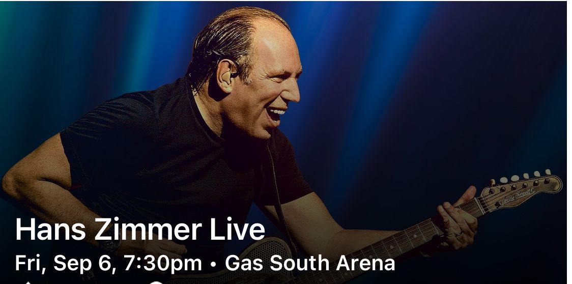 Hans Zimmer At gas South Arena