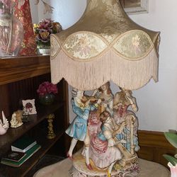 Vintage Porcelain Antique Lamp