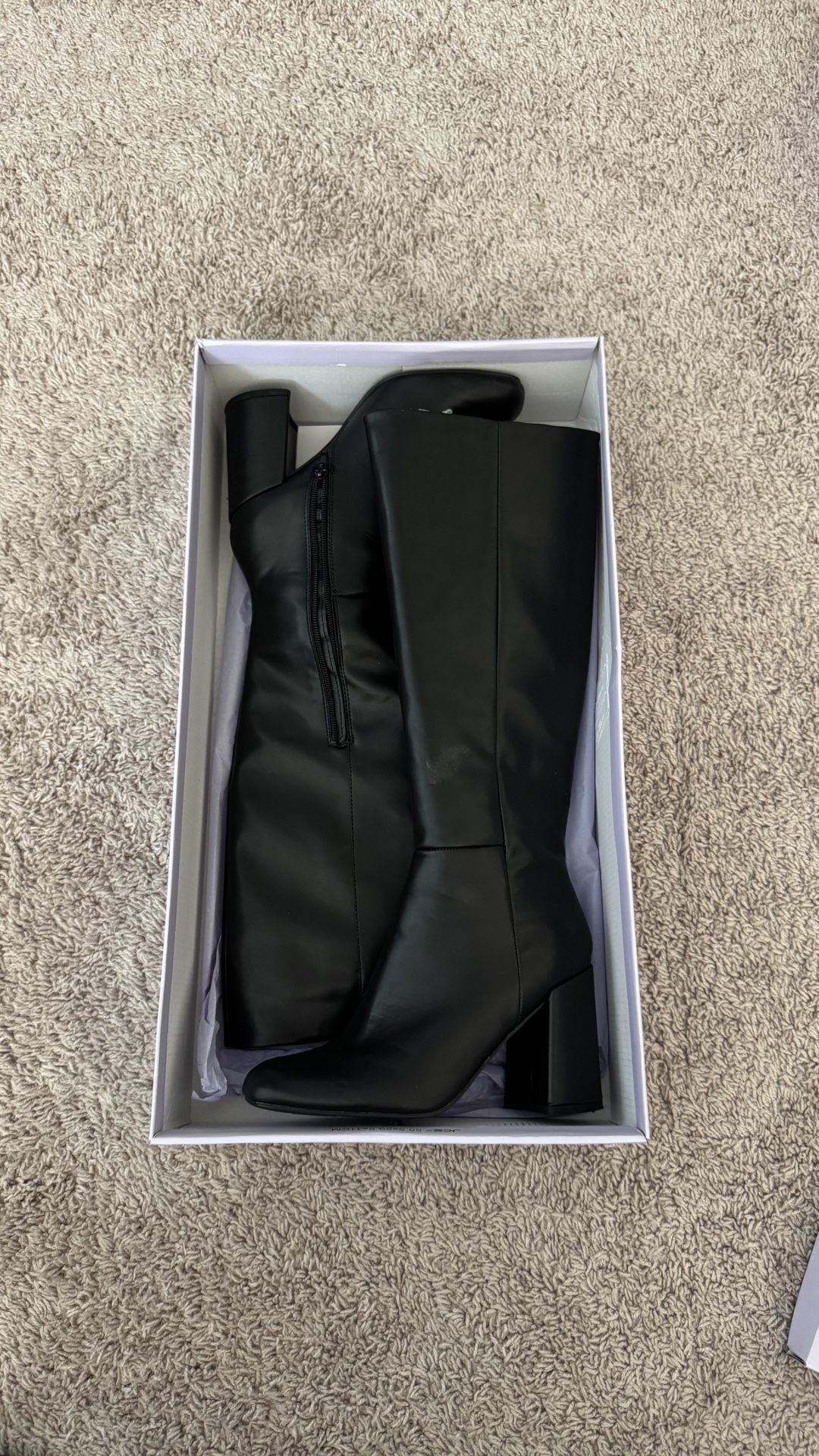 Madden Girl William Black Pari Boots — Size 7