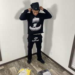 Hoodie And Stacked Joggers