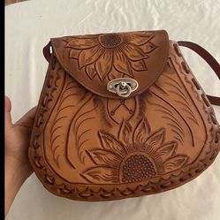 Hand Crafted Real Leather Purse  