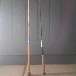2 Vintage Fishing Rods 