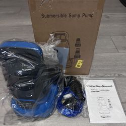 Sump Pump 11HP Submersible Water Pump 4700GPH Electric Portable Transfer Water Pump for Pool Draining Basement