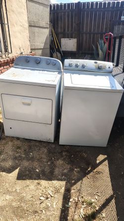 Washer and dryer