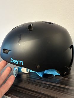 Bern Brighton Snowboard / Ski Helmet Matte Black — Size M-L (55.5-59 cm) — Thin Shell